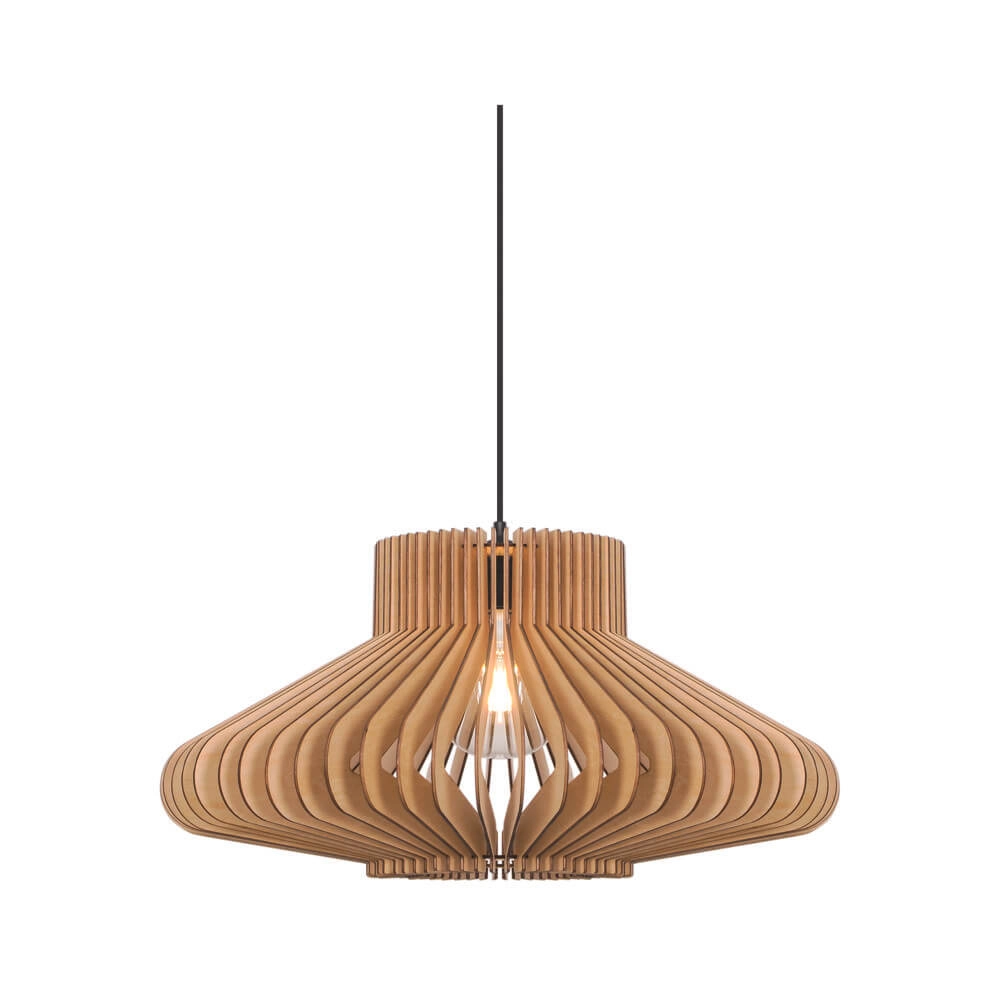 Design pendant lamp Manago wood Ø 50cm