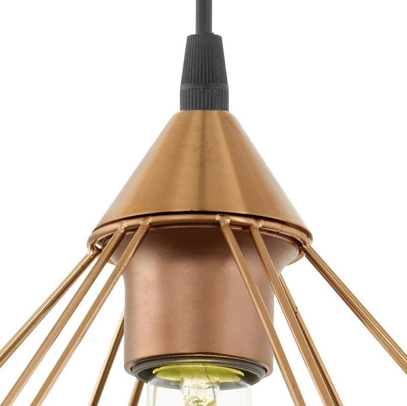Pendant lamp Tarbes 32cm copper Eglo 9002759941949