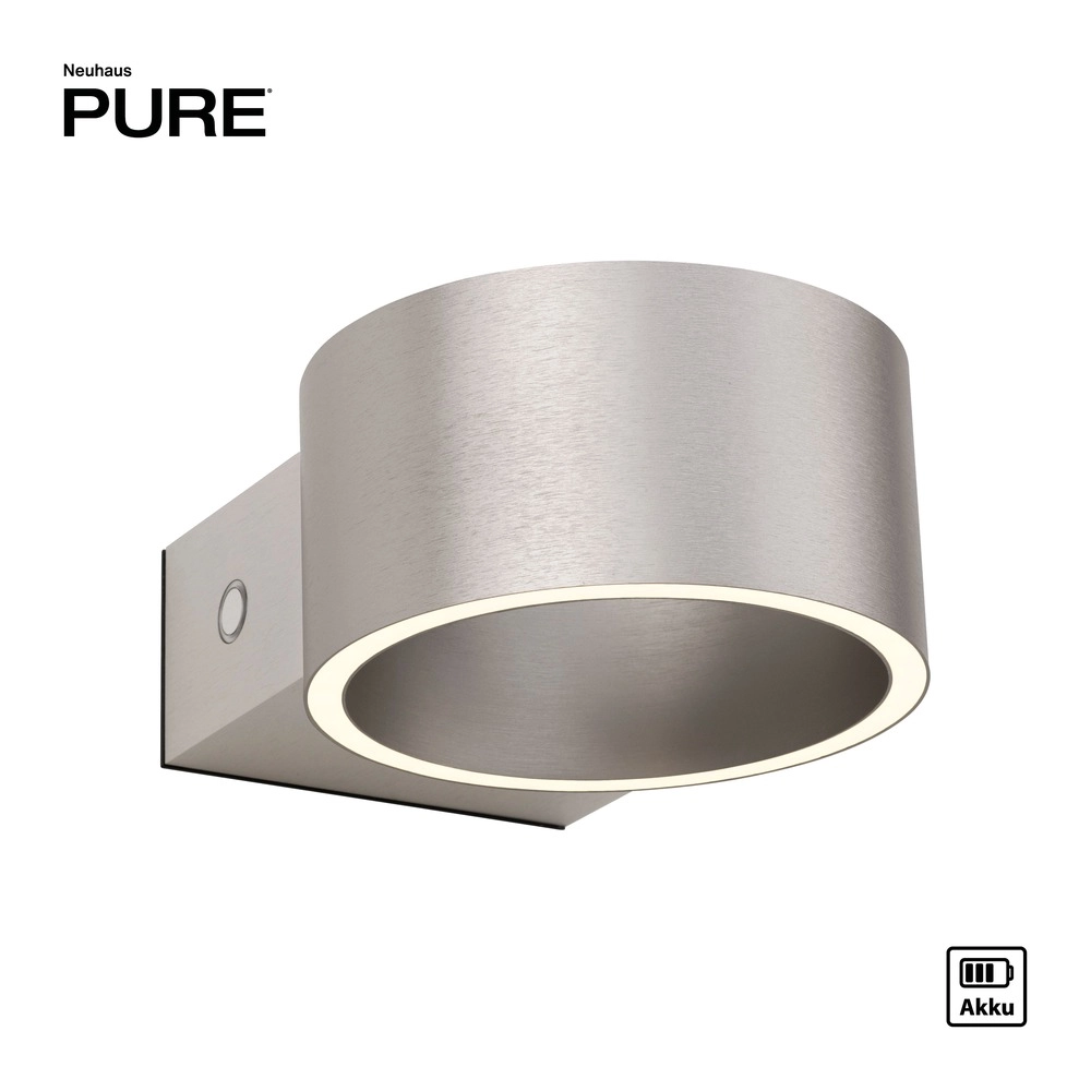 Rechargeable wall lamp Pure Akku Clipse Diamond Paul Neuhaus 4012248391761