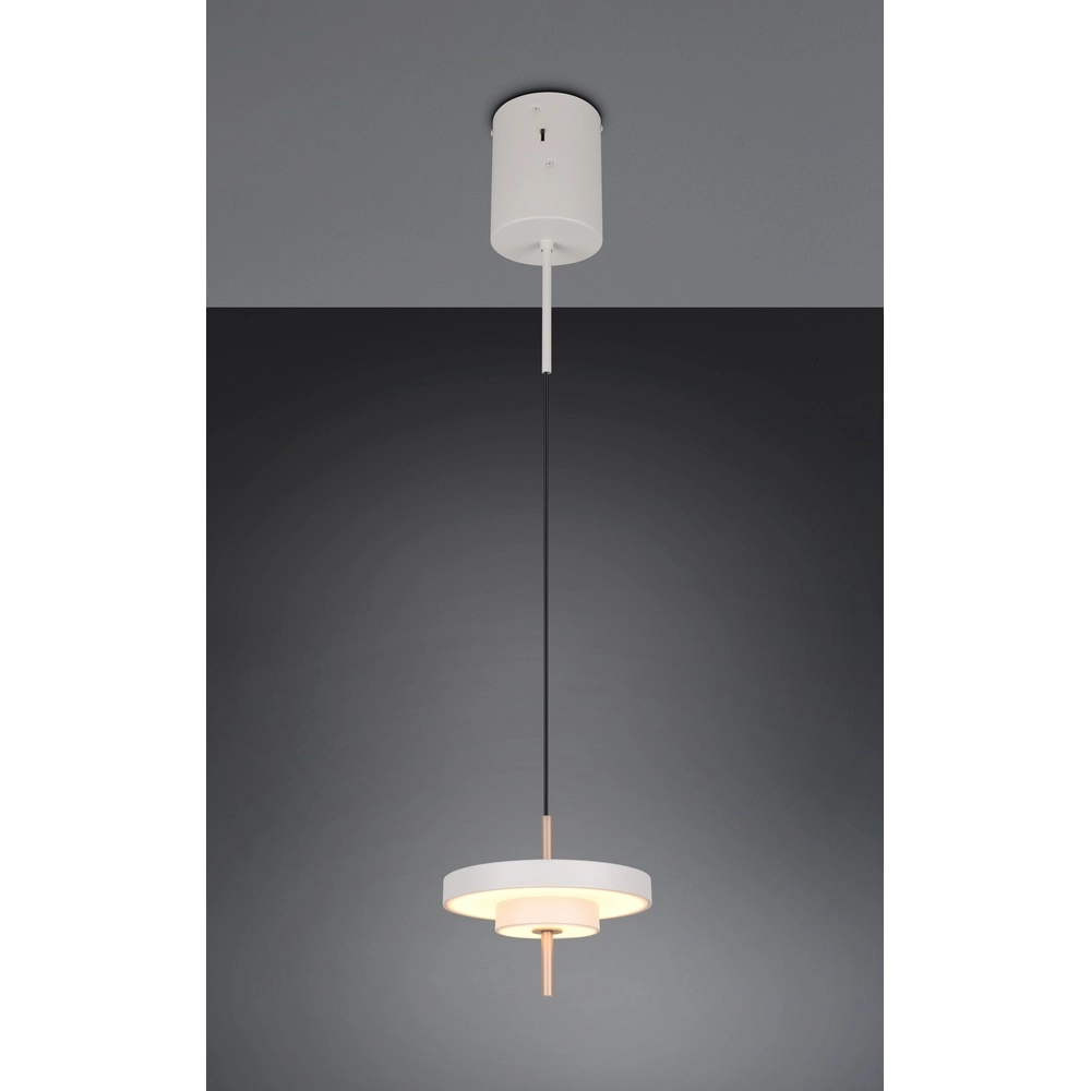 Design pendant lamp Keaton white Ø 20cm
