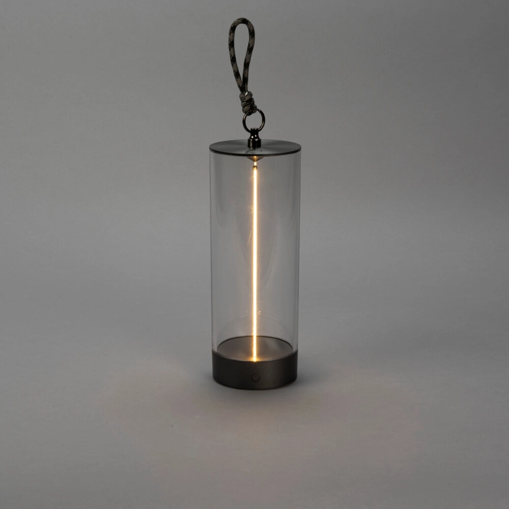 Rechargeable lamp Edison S anthracite KonstSmide 7318307846379