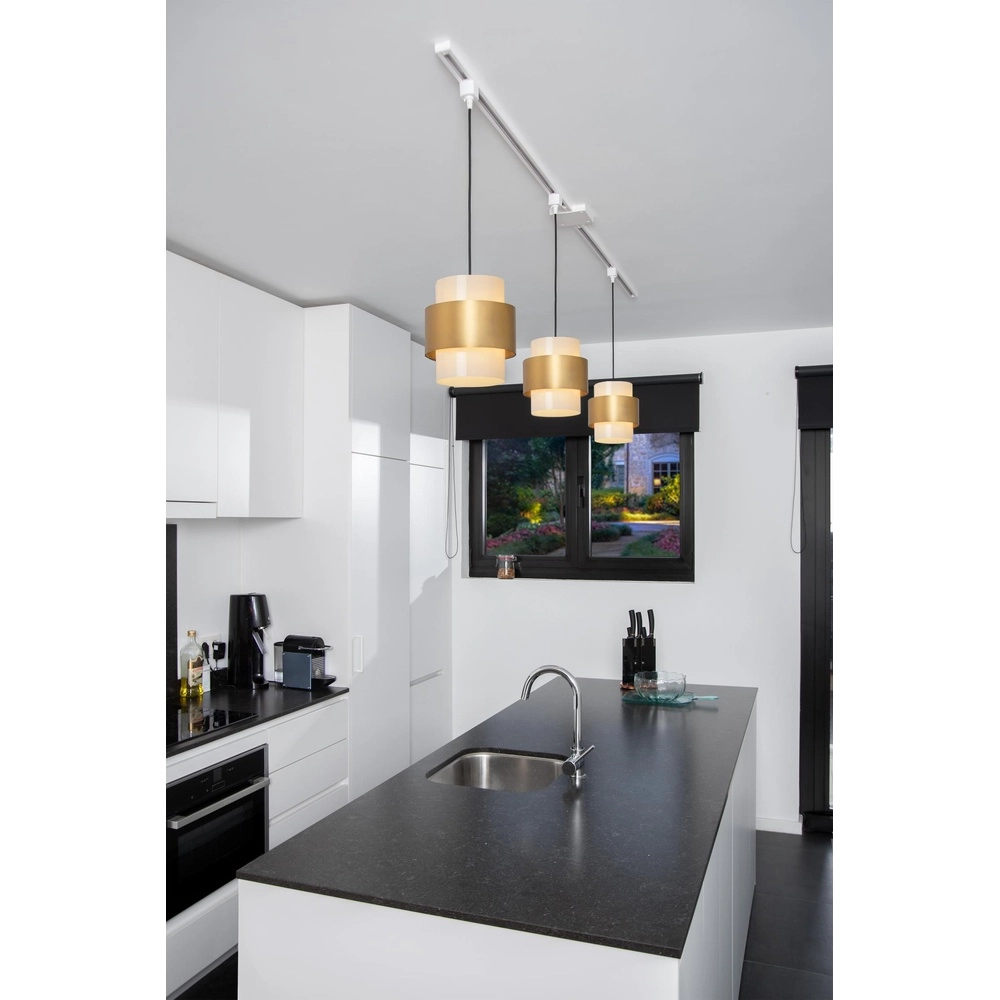 Rail pendant lamp adapter Track 1-phase white Lucide 5411212093868