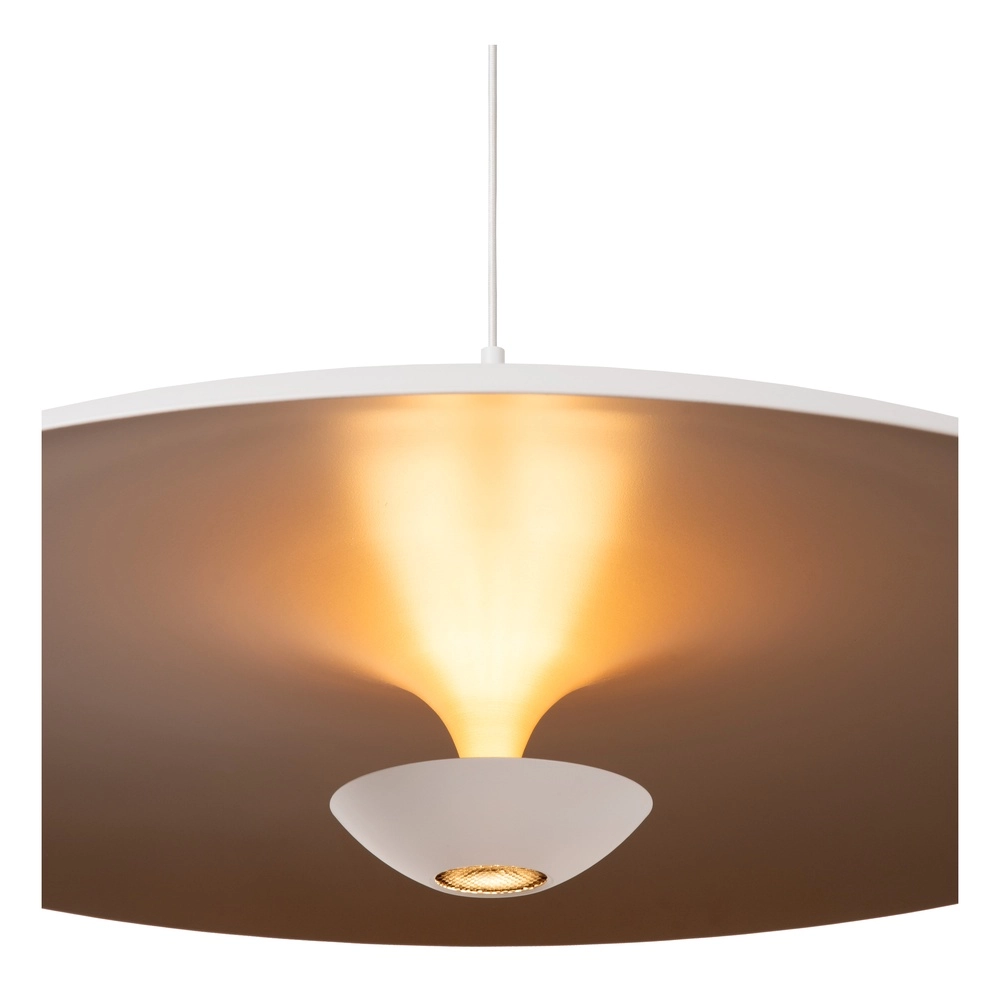 Design pendant lamp Kenneth white Ø 80cm Premium by Lucide 5411212410481
