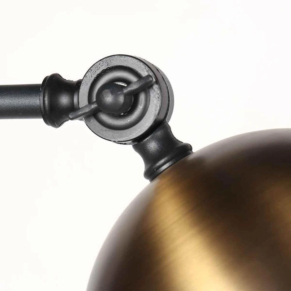 Wall lamp Pintino black with bronze Steinhauer 8712746176506