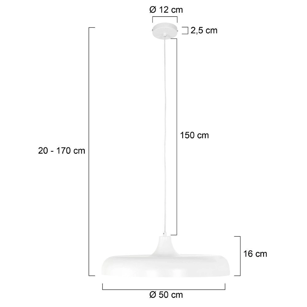 Hanging lamp Krisip Ø 50cm Steinhauer 8712746132557