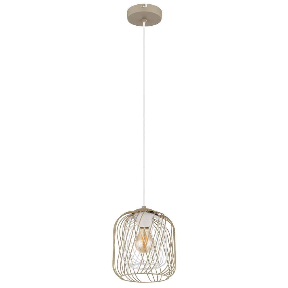 Pendant lamp Dichti sand brown Globo 9007371531349