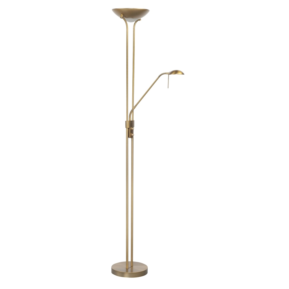 Classic reading lamp Luna copper bronze Ø 26cm