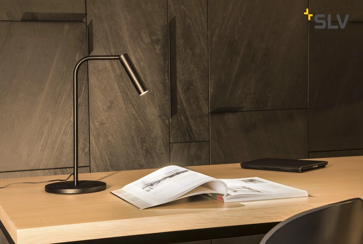 Table reading lamp Karpo black SLV 4024163199452