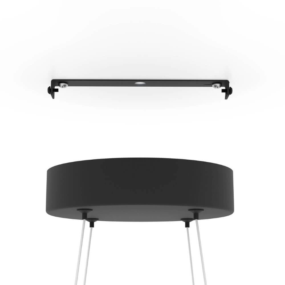 Black LED pendant light Gianella Eglo 9008606275014