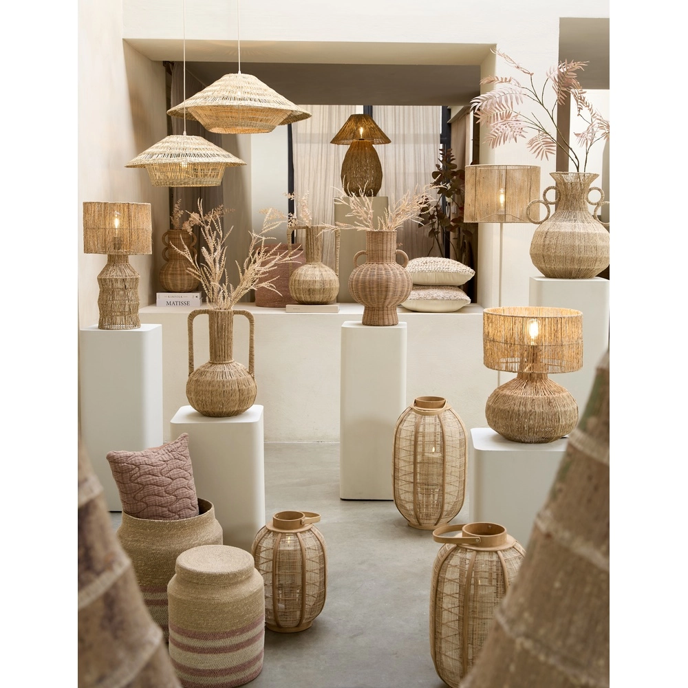 Jute table lamp Arova Ø 30cm shade Light & Living 8717807836719