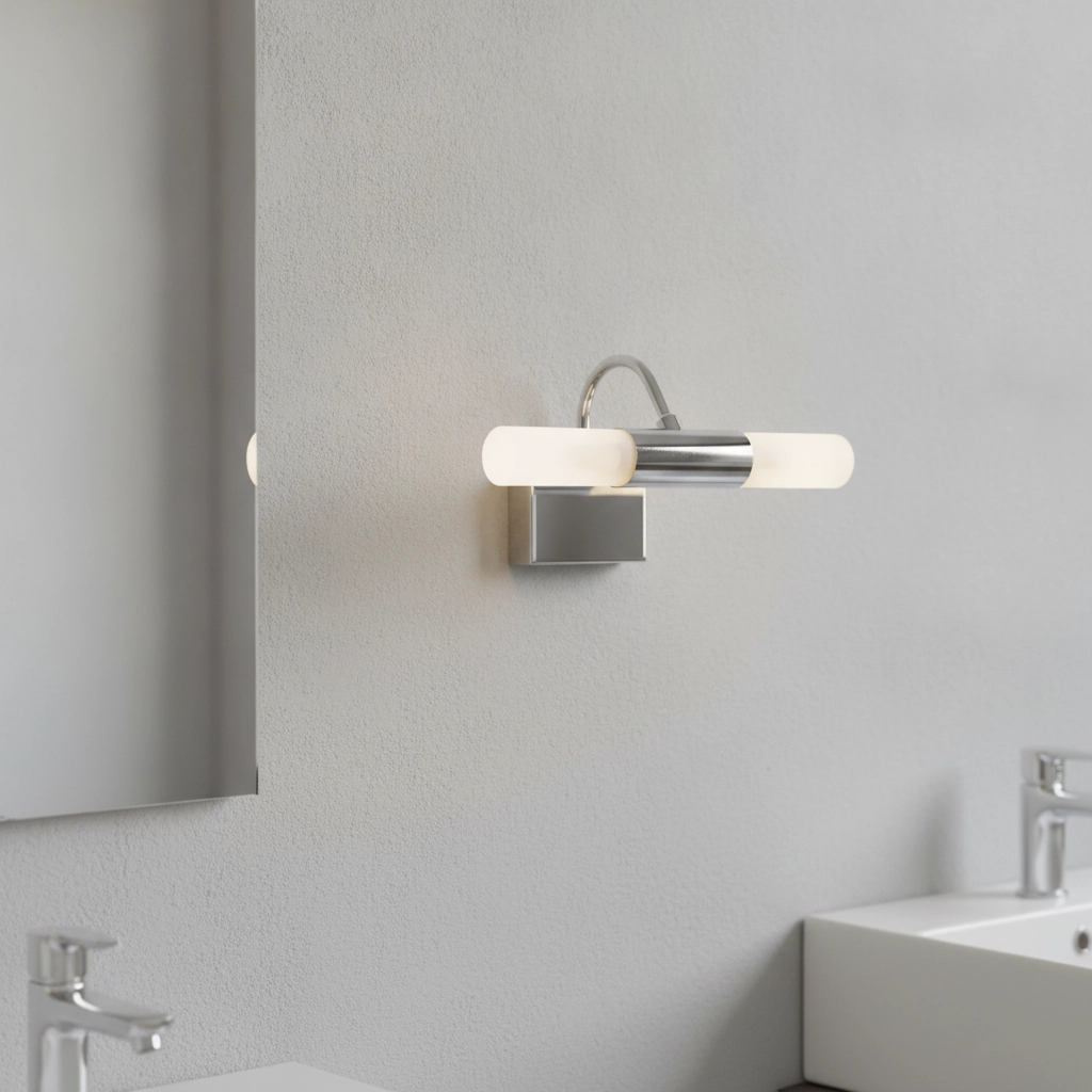 Wall lamp Dritto chromium