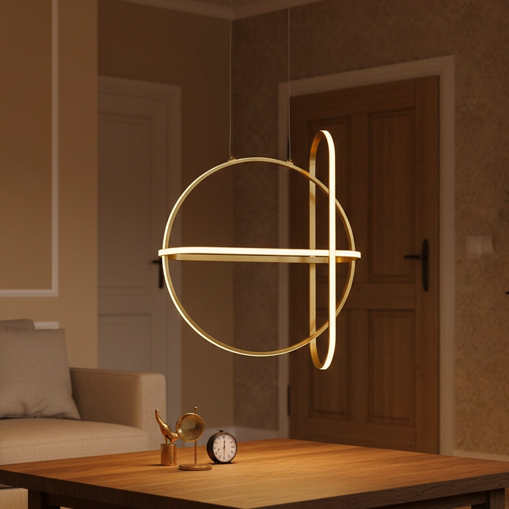 Design pendant lamp Arte Gold Round