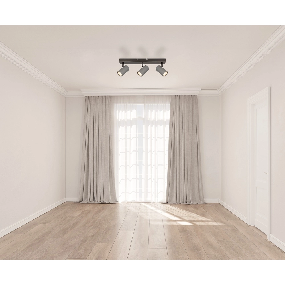 Ceiling lamp 3-lights Robby gunmetal Globo 9007371462551