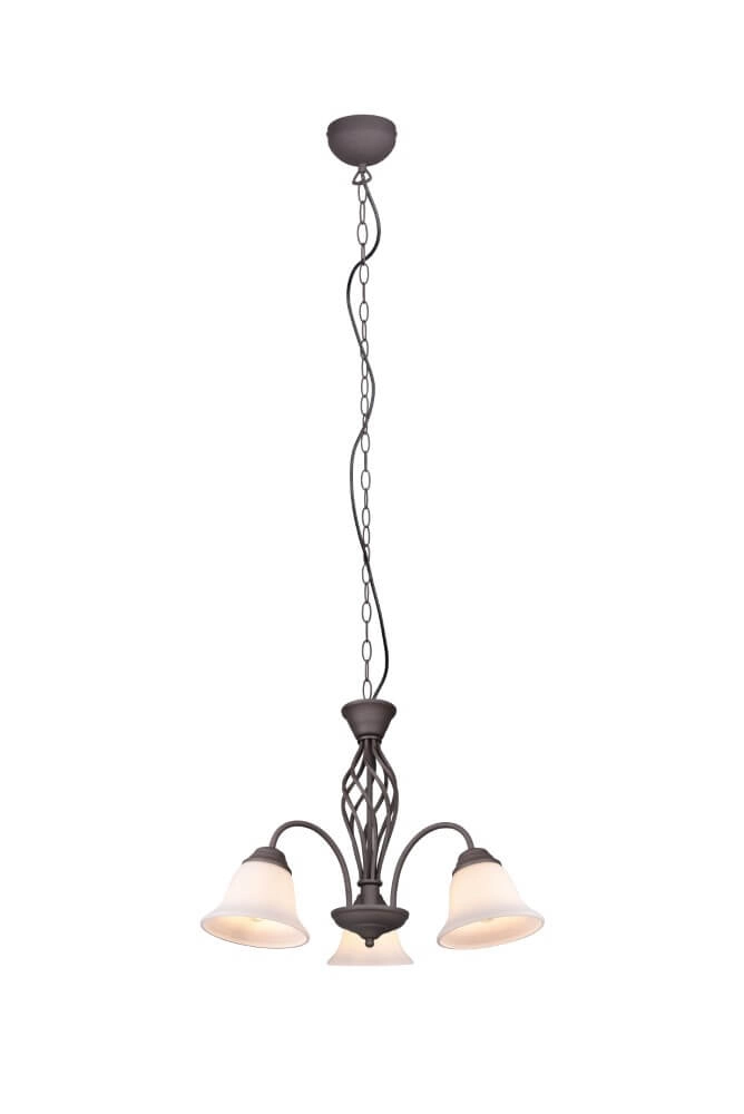 Chandelier Rustica 55cm 3-light rust brown Trio 4017807504675