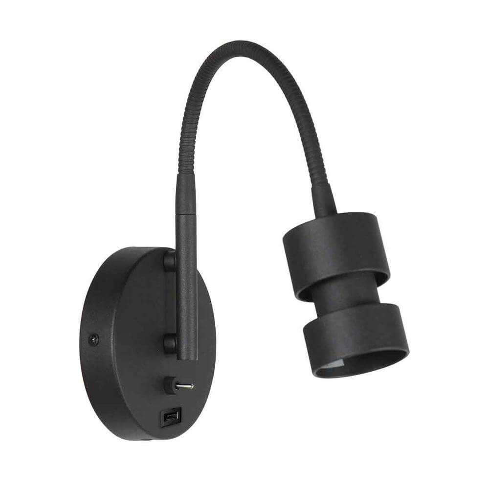 Wall light Upround with USB-A connection Steinhauer 8712746167627