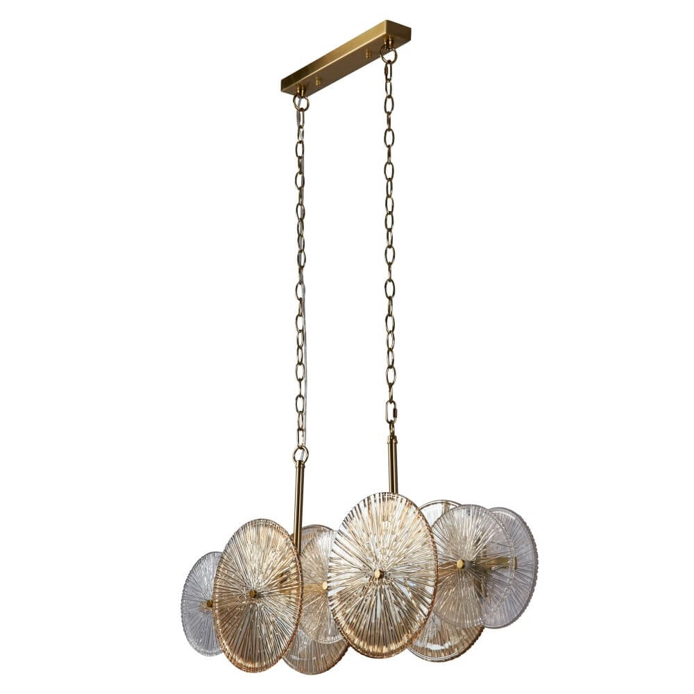 Pendant lamp Wagon Wheel gold