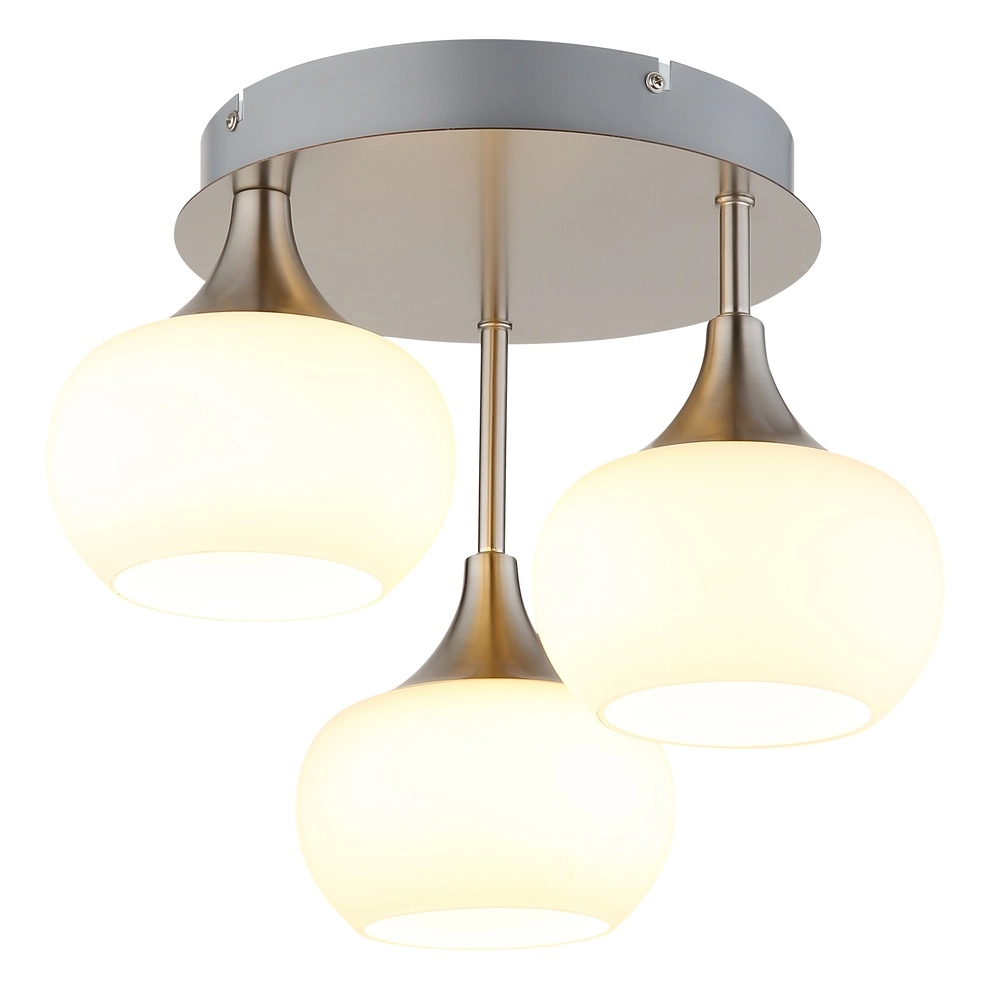 Nickel ceiling lamp Lui Design