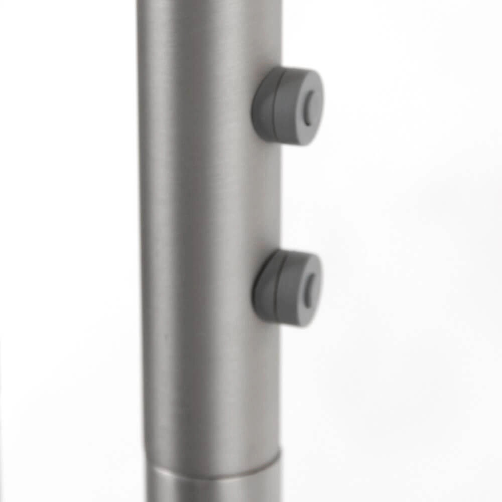 LED reading lamp 2-light Turound 40w - 2200-4000K - 187cm stainless steel clear glass Steinhauer 8712746134797