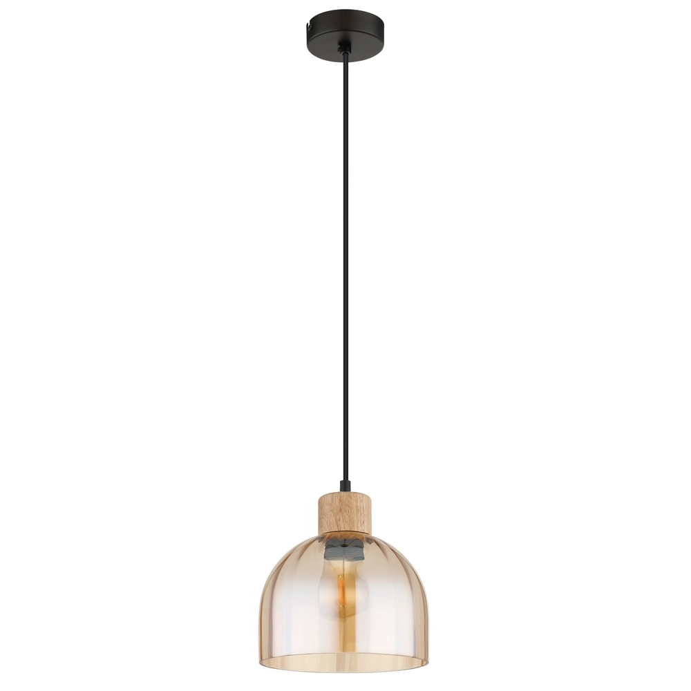 Pendant lamp Swanson black Ø 20cm Globo 9007371589647