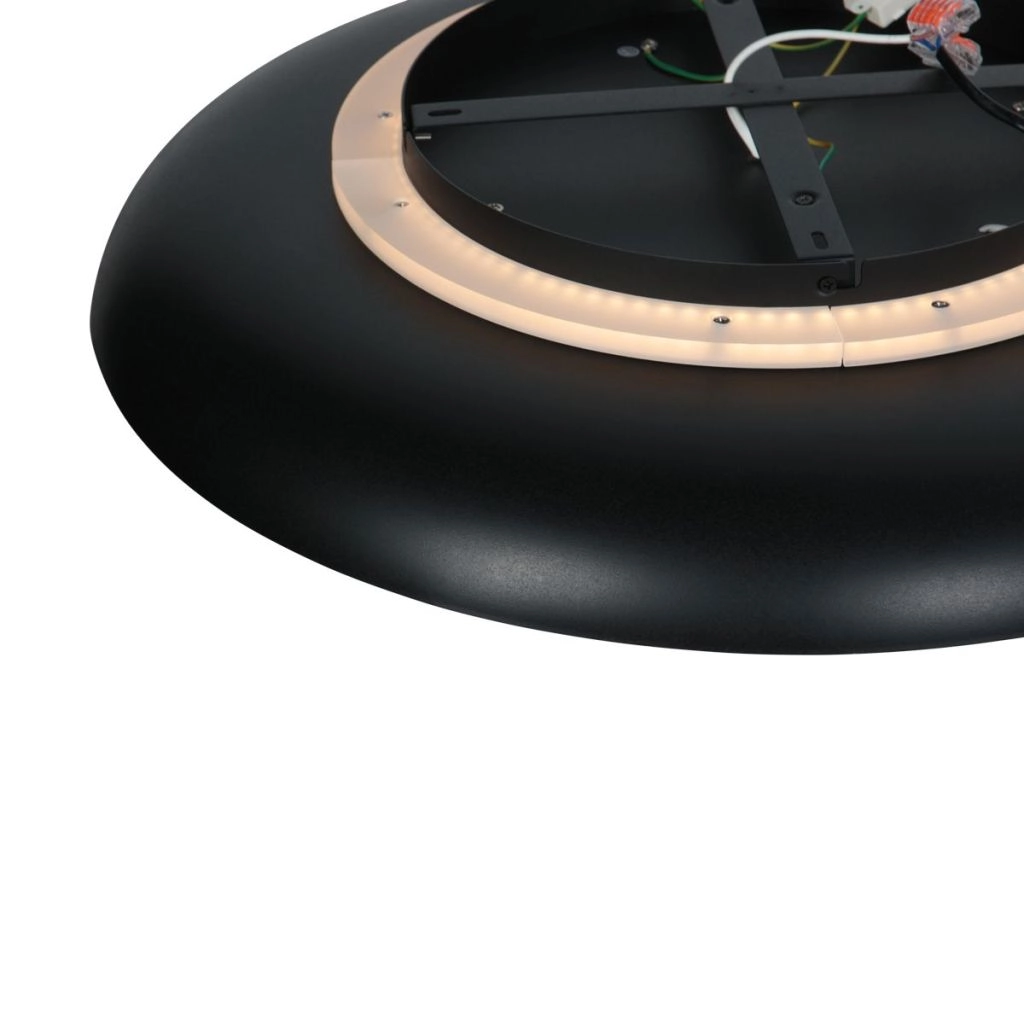 Modern ceiling lamp Golden Veil black with gold Steinhauer 8712746186772