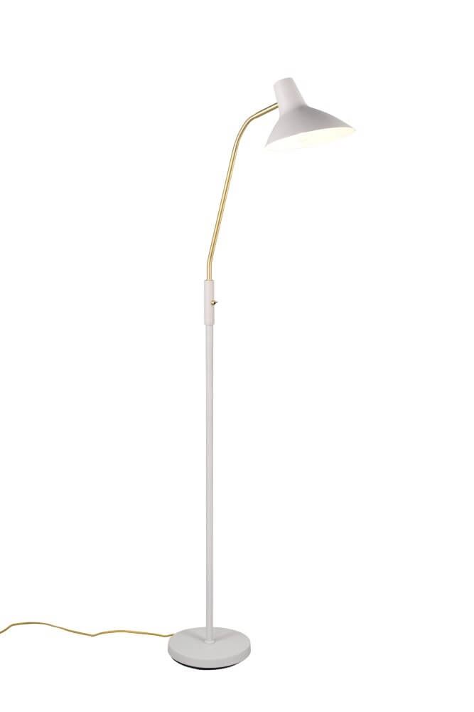 Floor reading lamp Traveller white