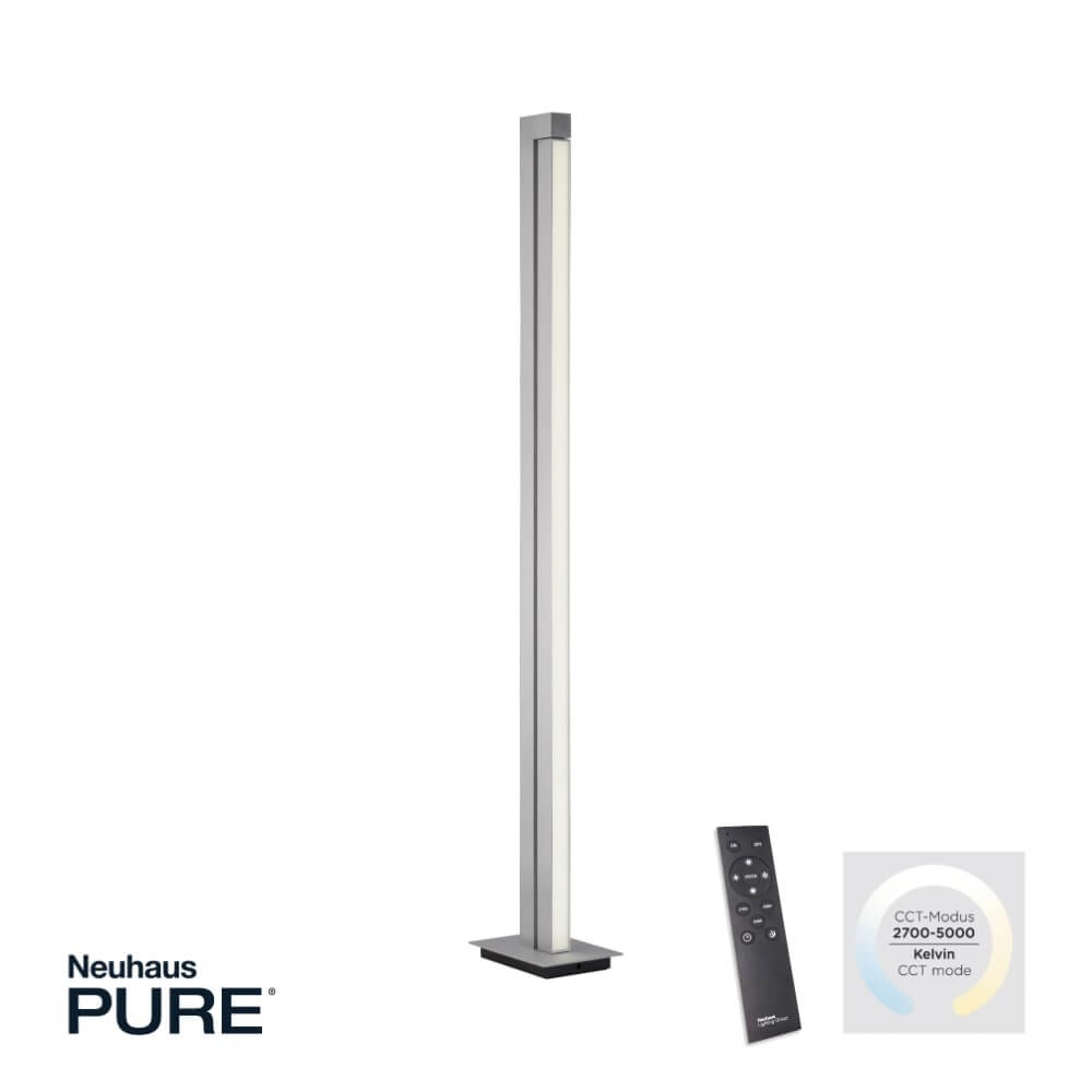 Floor lamp Pure-Lines aluminum Paul Neuhaus 4012248366332