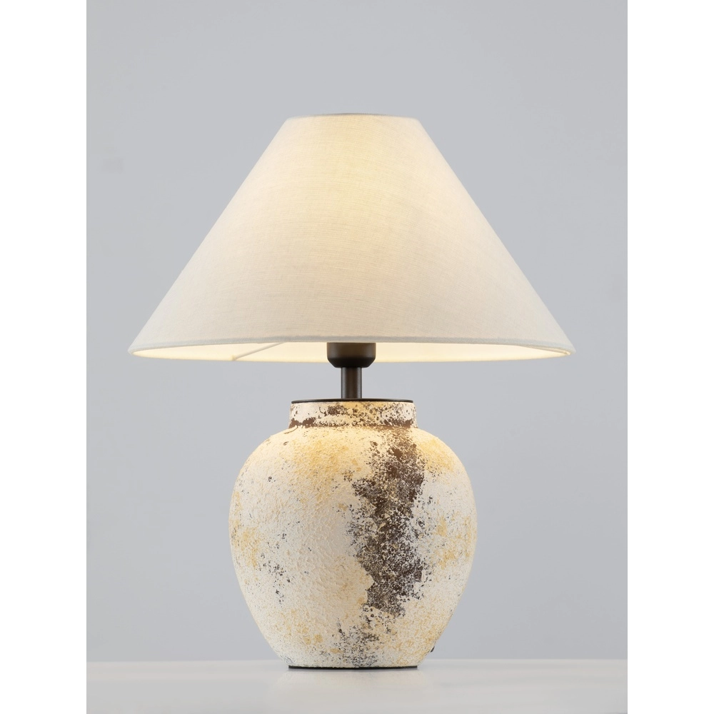 Table lamp Lupe mottled ceramics