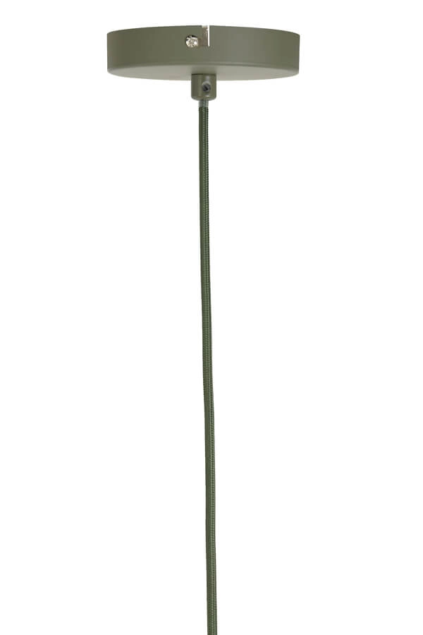 Green pendant lamp Plumeria Ø 34cm Light & Living 8717807651442