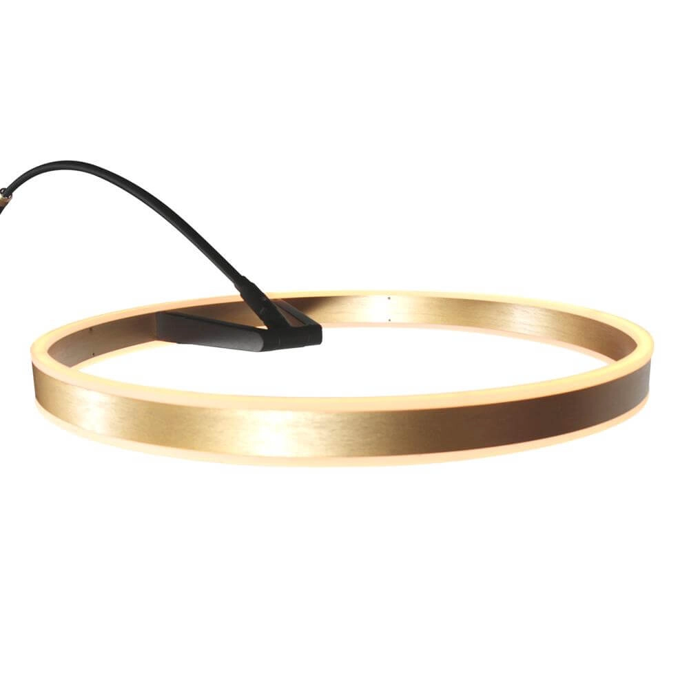 Design arc lamp Ringlux black with gold Steinhauer 8712746177398