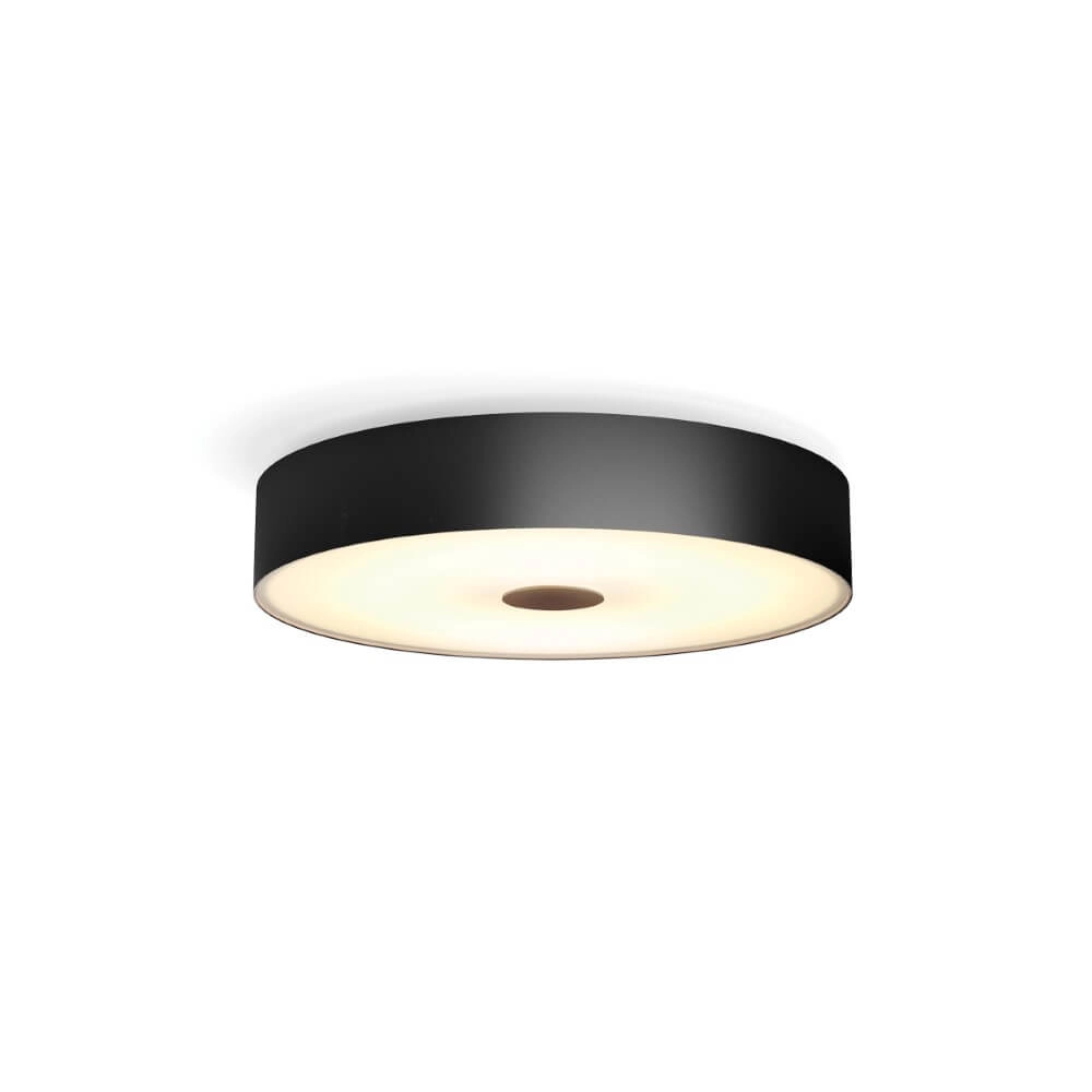 Ceiling light Hue Fair - White Ambiance Ø 44.4cm black Philips 8719514341258