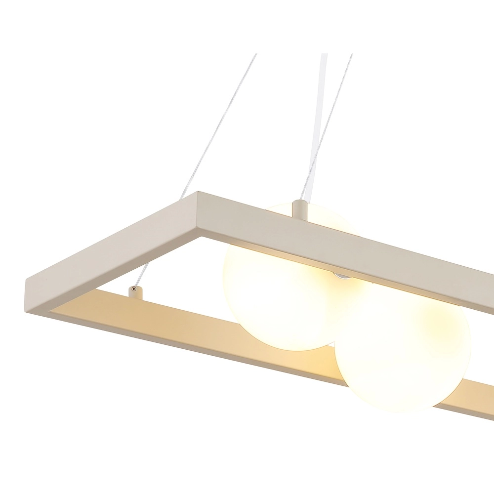 Design pendant lamp Nanda sand brown Globo 9007371576036
