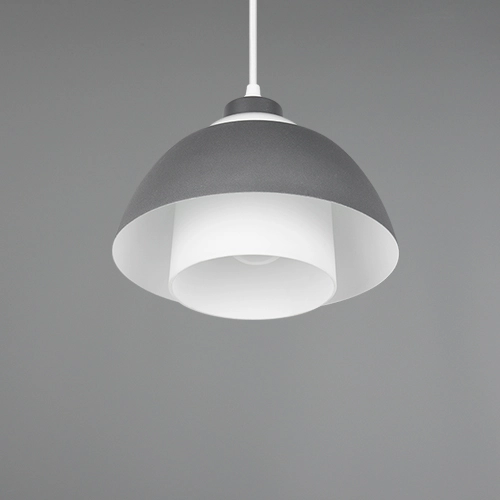 Design pendant lamp Tilos anthracite Ø 23cm Trio 4017807682403