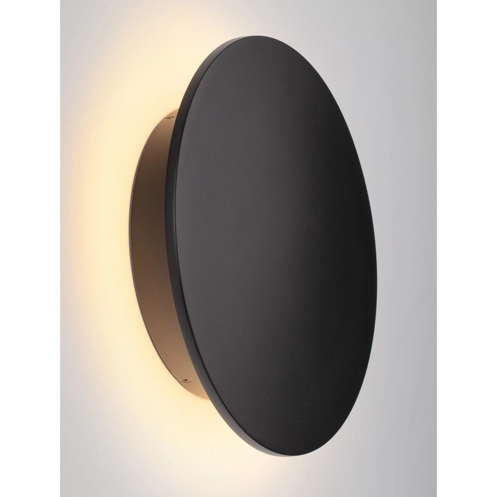 Round wall lamp Copper black Ø 30cm Lyora 5212017447388