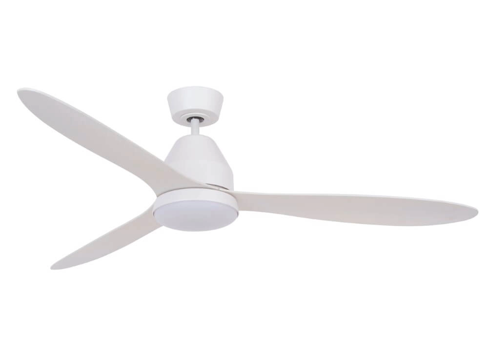 Ceiling fan wood with lamp Whitehaven Ø 143cm IP55