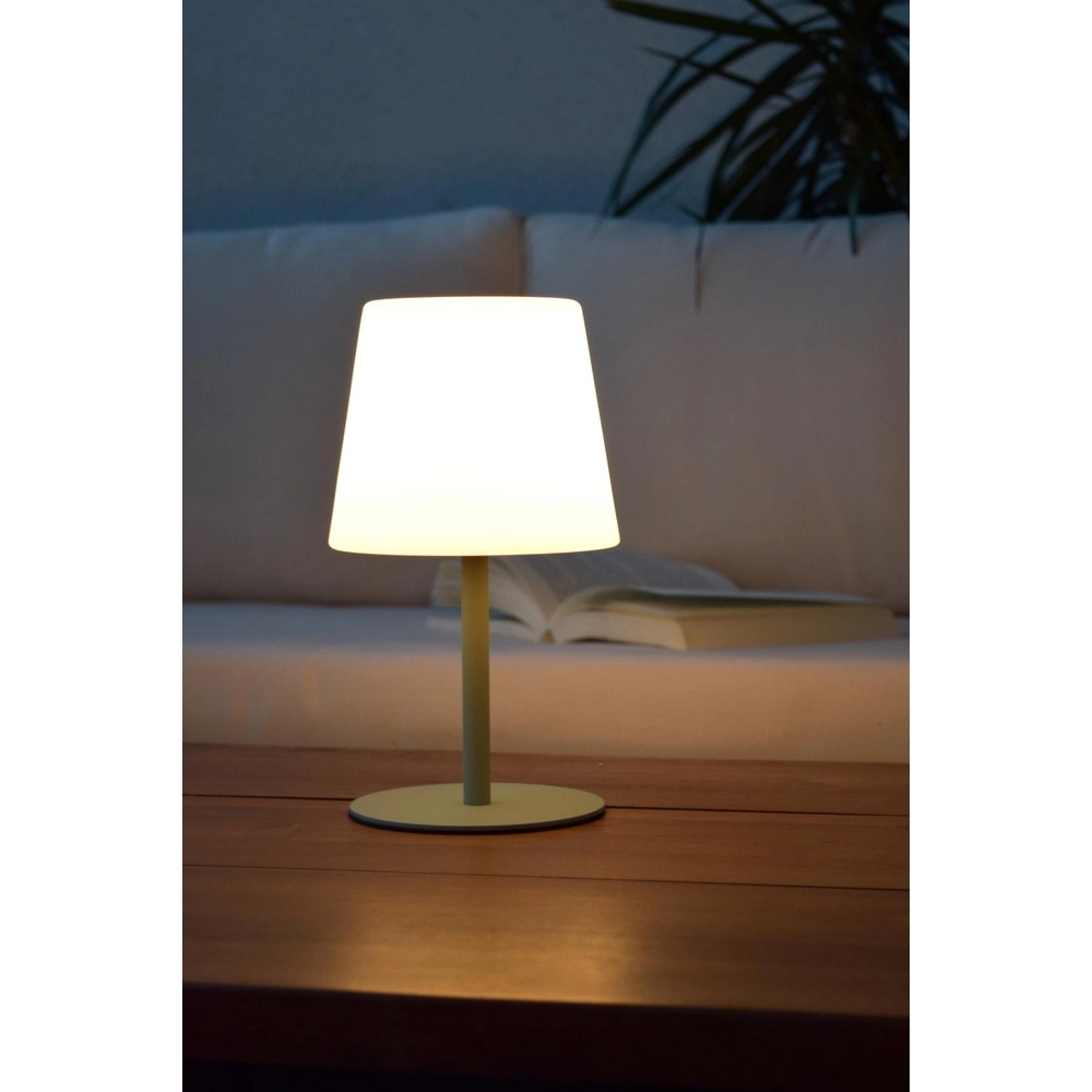 Rechargeable table lamp Tyon Green Lucide 5411212134752