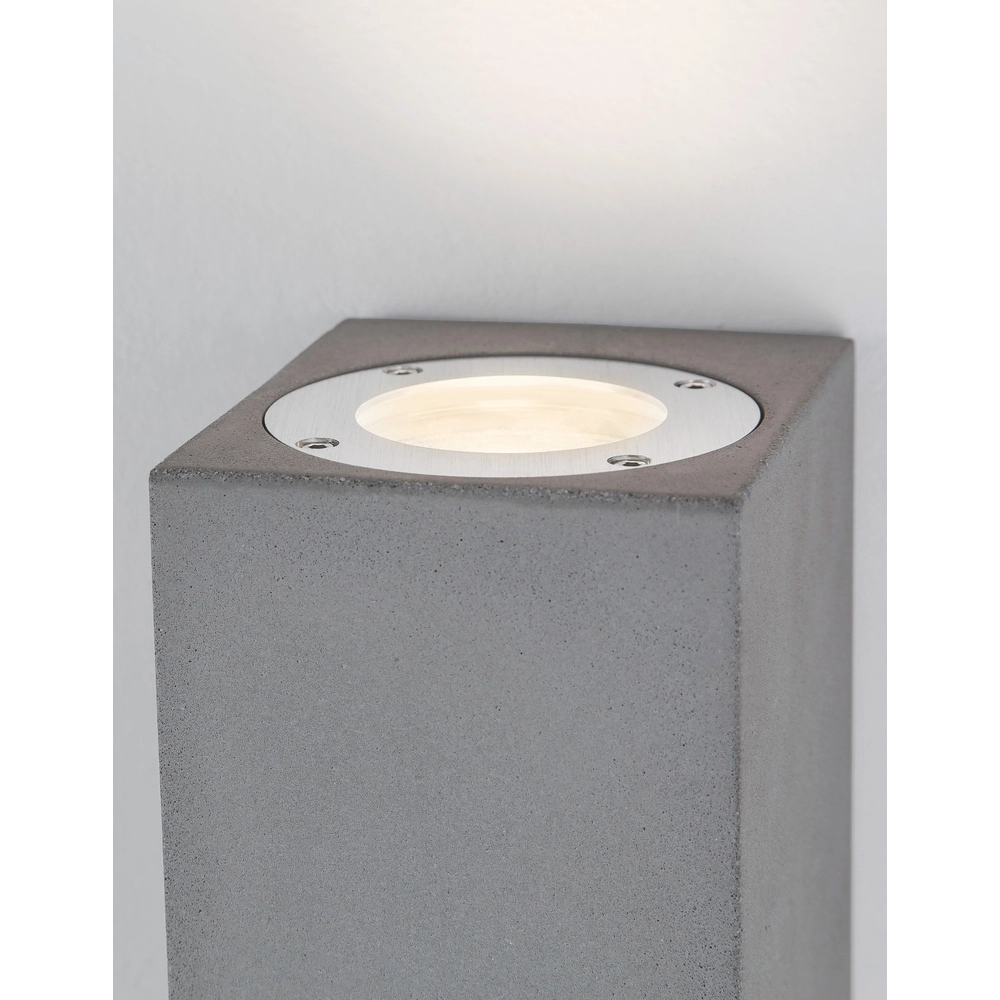 Square spotlight Fuento concrete grey 18cm Lyora 5212017426895