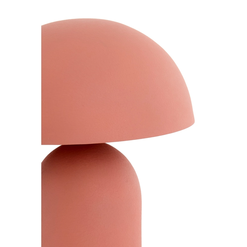 Mushroom table lamp Tolima coral pink - Ø 31cm Light & Living 8717807807856