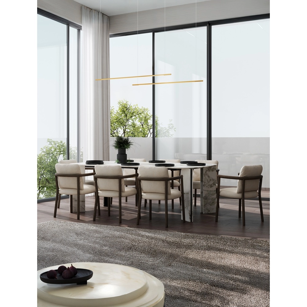 Sleek pendant lamp Brillia gold 161cm Lyora 5212017473806
