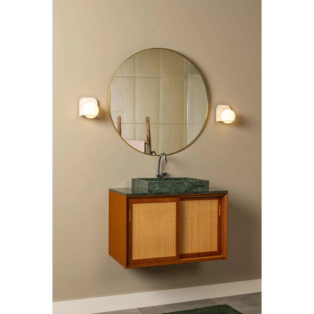 Design wall lamp Davy Grey suitable for bathroom Lucide 5411212040572