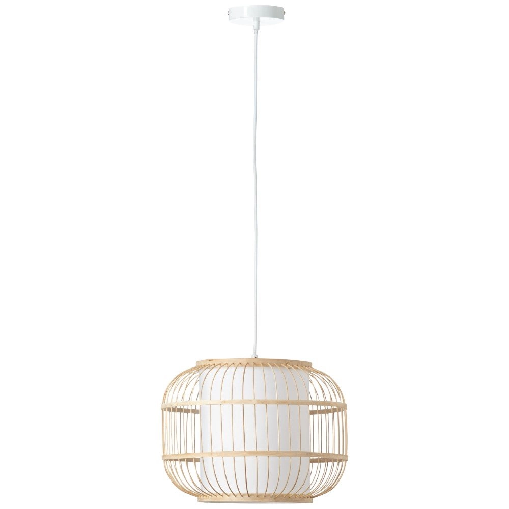 Bamboo pendant lamp Bones Ø 40cm Brilliant 4004353379826