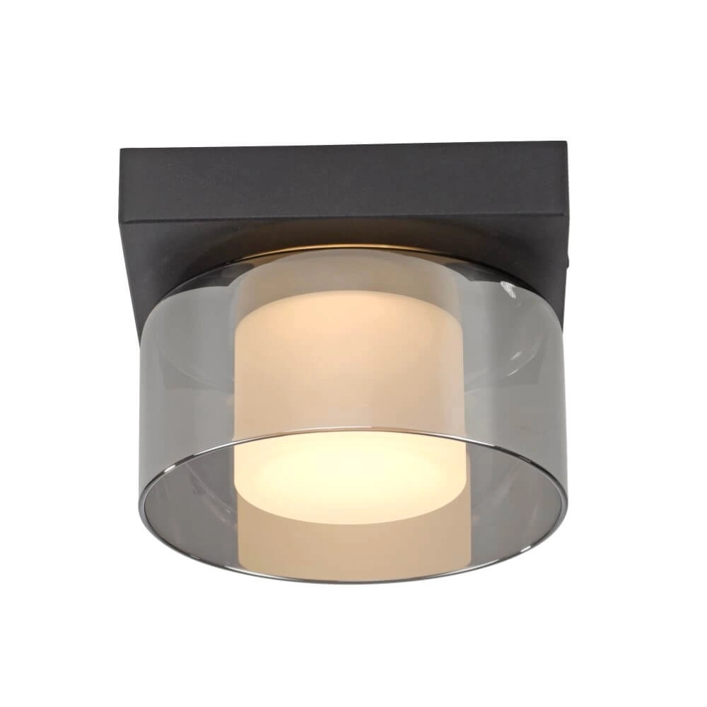 Black ceiling lamp Rika 1-light black
