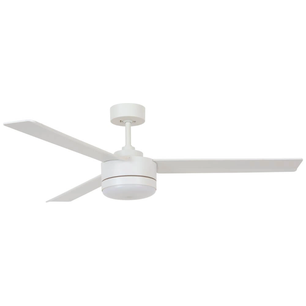 White fan with lamp Lagoon Ø 132cm IP55 Beacon 9333509136514
