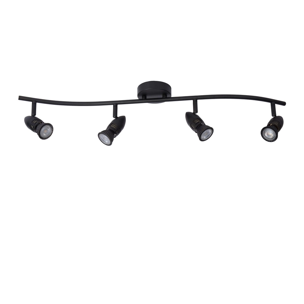 Ceiling spotlight Caro 4-light black