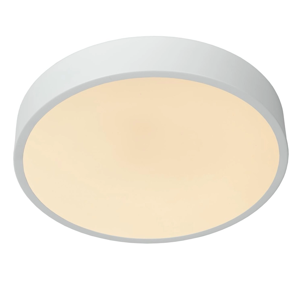 Ceiling light Unar Ø 30cm - 2700K - white Lucide 5411212792020