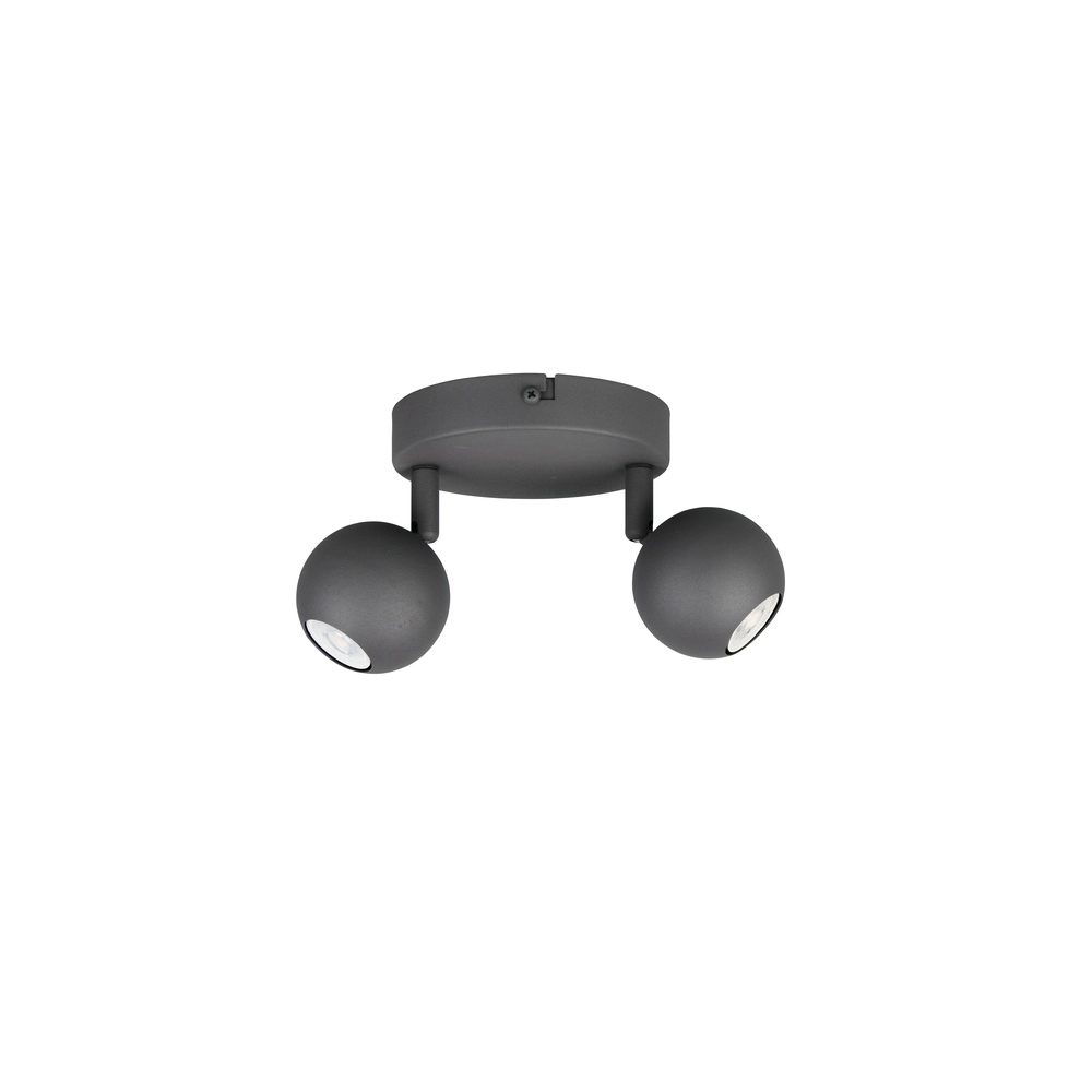 Surface-mounted spot Enaro 2-light anthracite