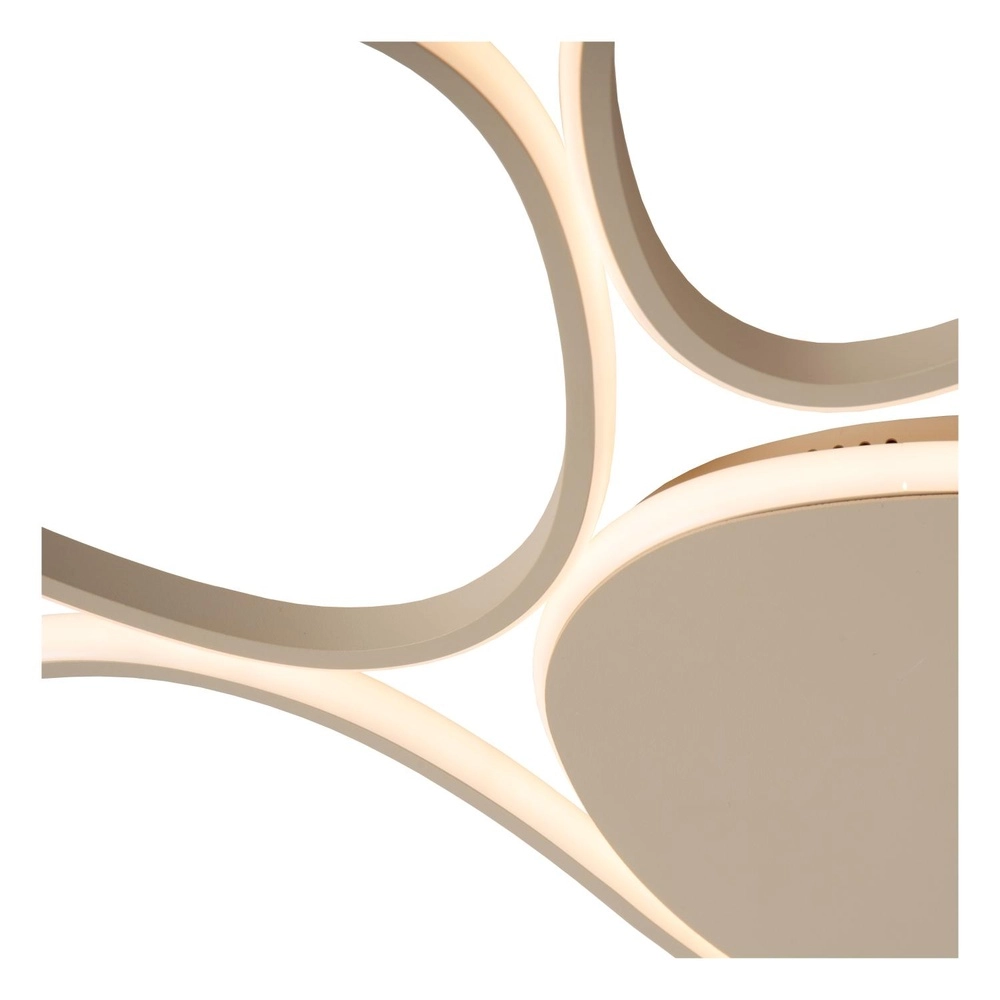 Modern ceiling lamp Samling M sand brown Lucide 5411212782977