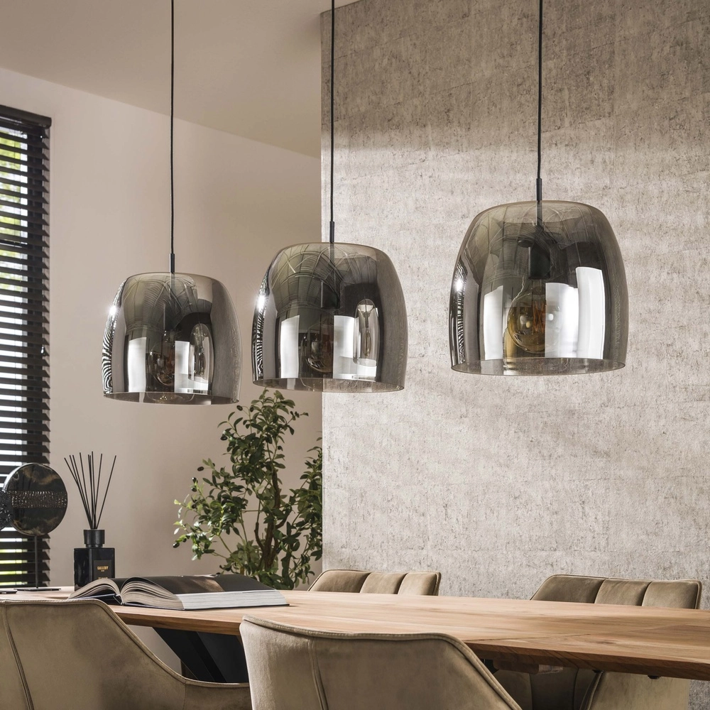 Dining table pendant lamp Drift 3x Ø 35cm Lyora 8716803512740