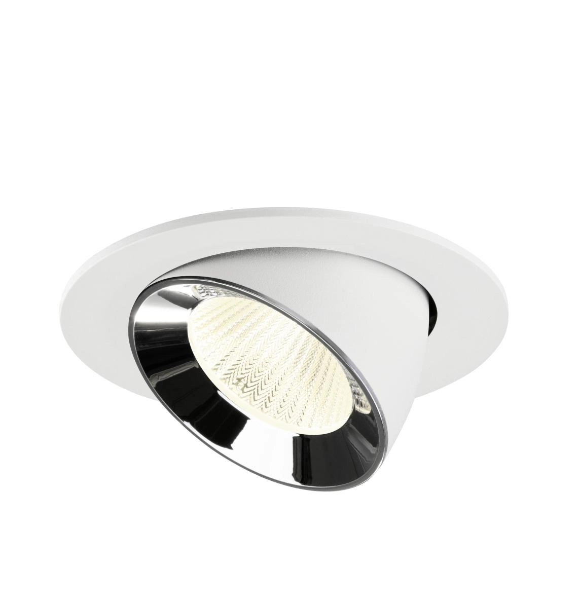 Recessed spotlight Numinos Gimble L white/chrome 4000K - 40deg SLV 4024163310017