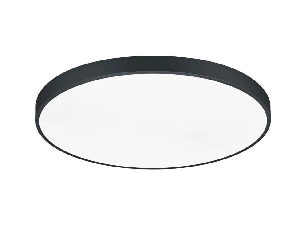 Black ceiling light Waco Ø 75cm