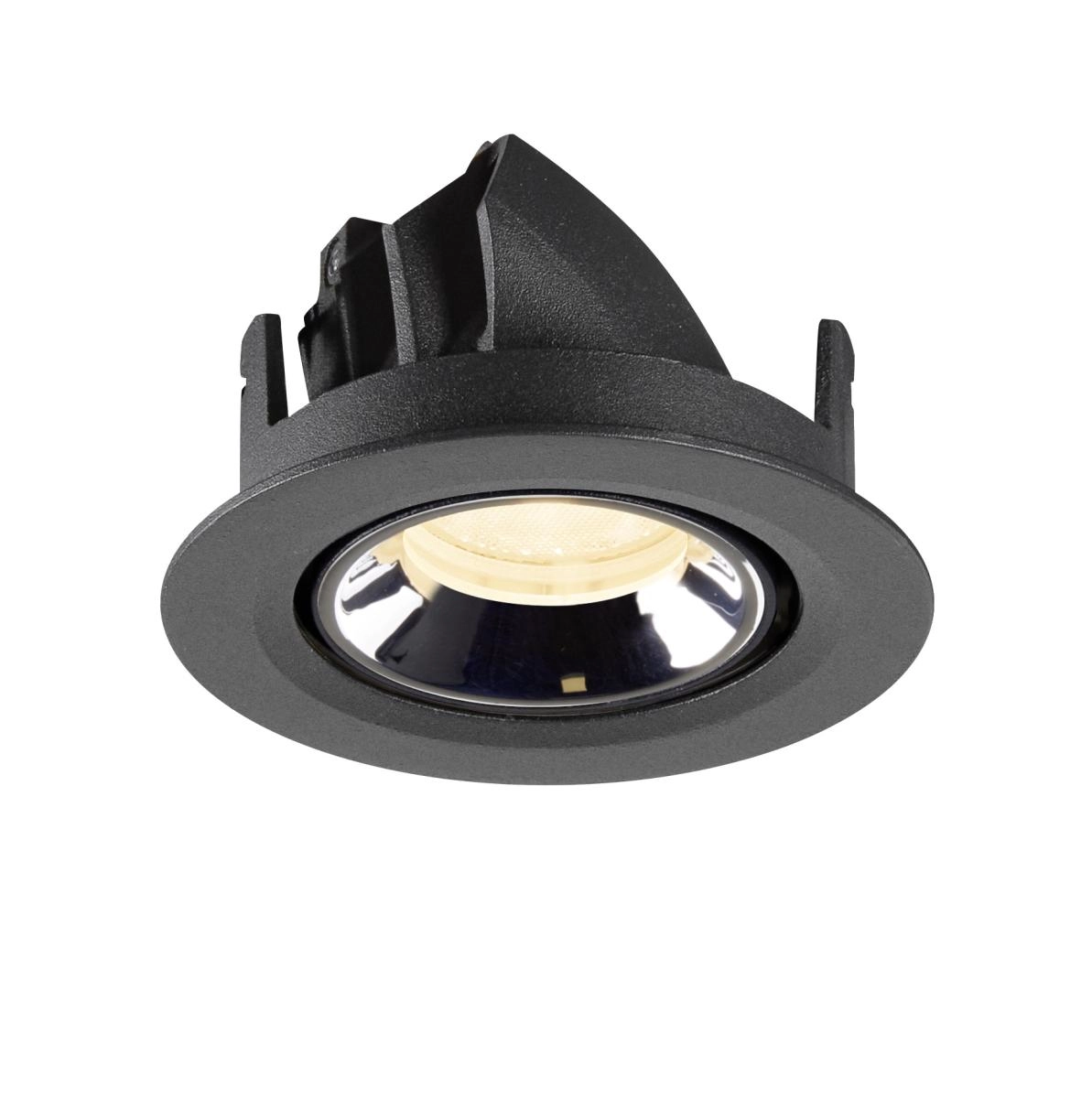 Recessed spotlight Numinos Gimble XS black/chrome 3000K - 40deg SLV 4024163307055